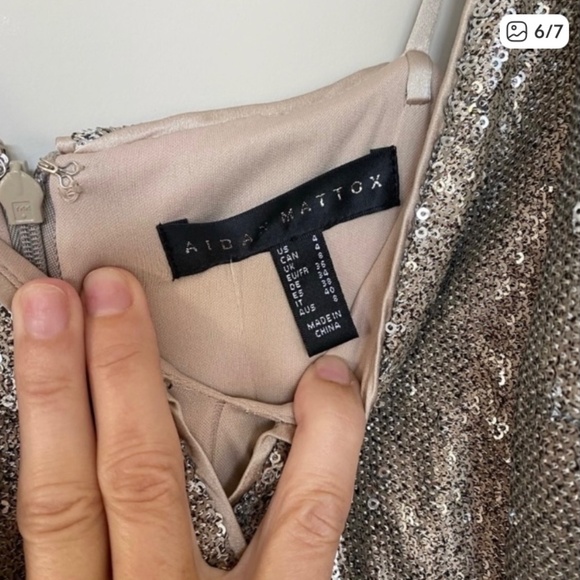 Aiden Mattox Sequin Jumpsuit - Picture 5 of 6